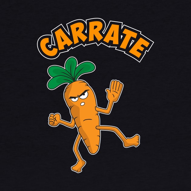 Cute & Funny Carrate Karate Training Carrot Pun by theperfectpresents